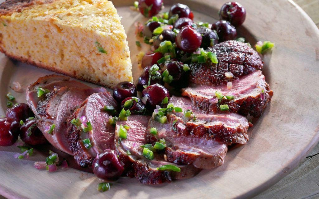 Cherrywood-Smoked Duck Breast