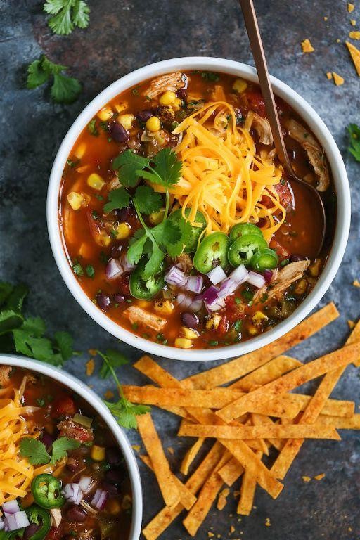 Chicken Tortilla Soup with Quinoa
