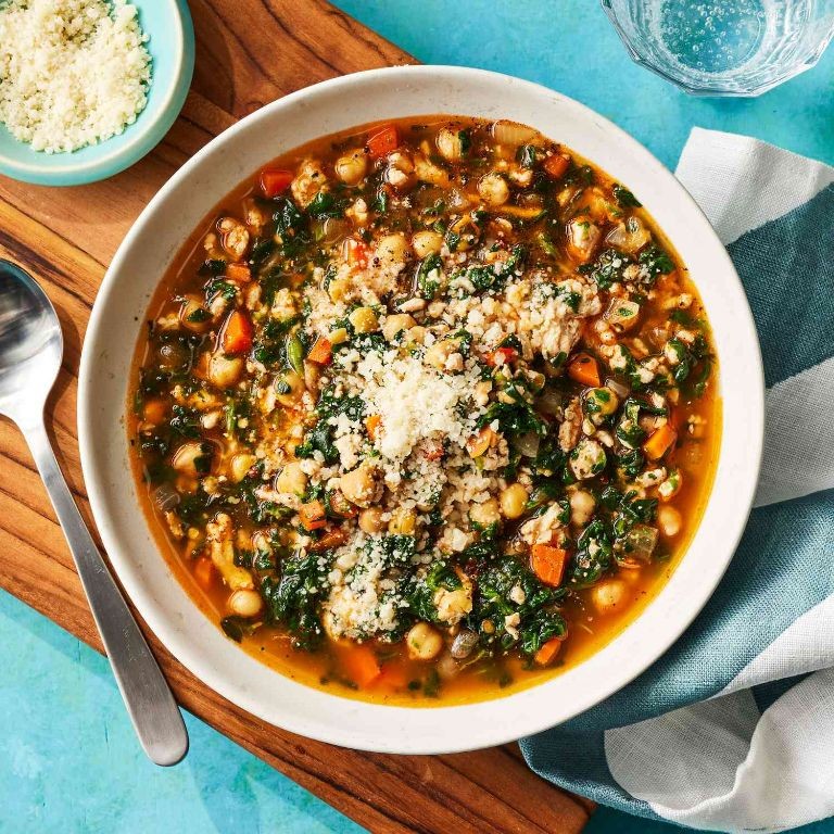 Chickpea and Spinach Simmering Stew