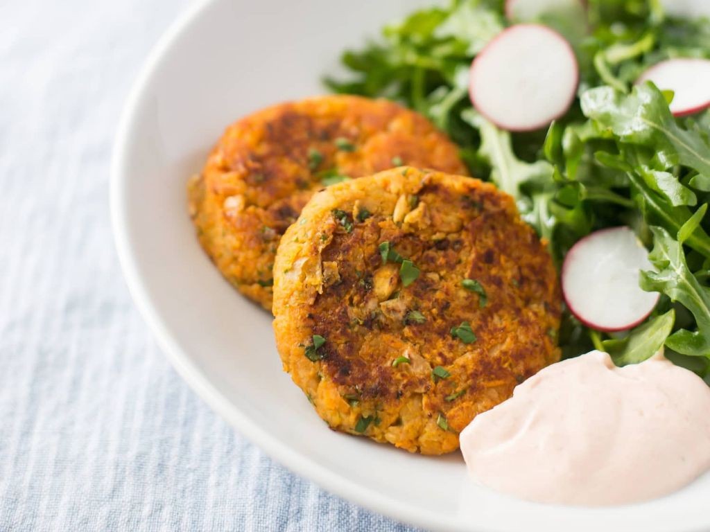Chickpea and Sweet Potato Patties
