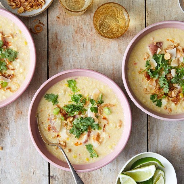 Chilled Corn and Coconut Soup