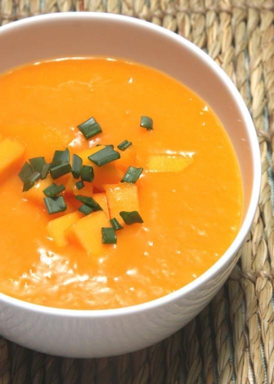 Chilled Mango and Coconut Soup
