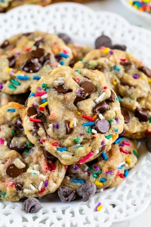 Chocolate Chip Birthday Cookies