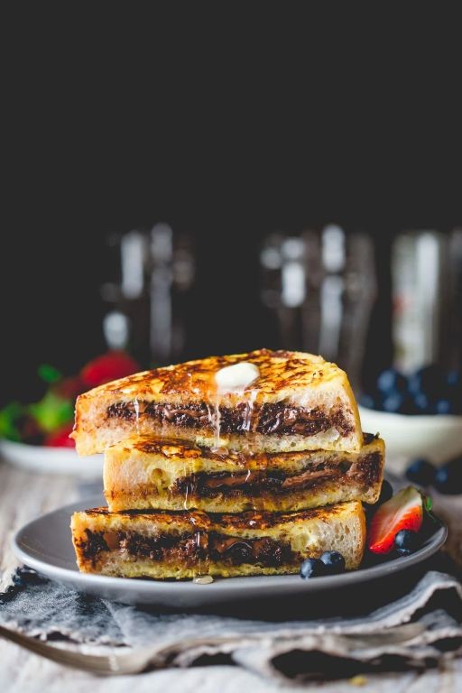 Chocolate Chip Stuffed French Toast