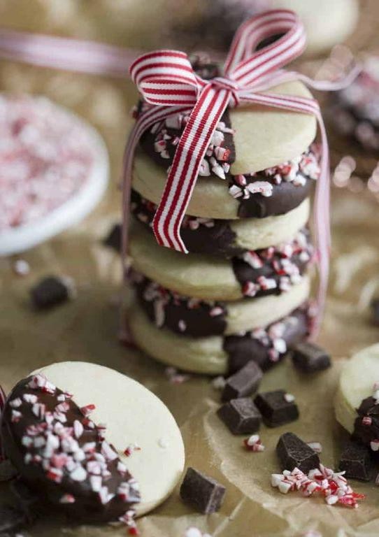 Chocolate Dipped Sugar Cookies