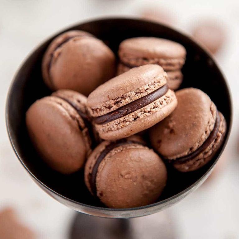 Chocolate Macarons
