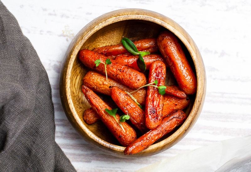 Cinnamon Spiced Baby Carrots