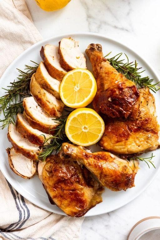Citrus and Herb Roasted Whole Chicken