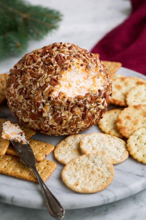 Classic Cheddar Cheese Ball with Pecans