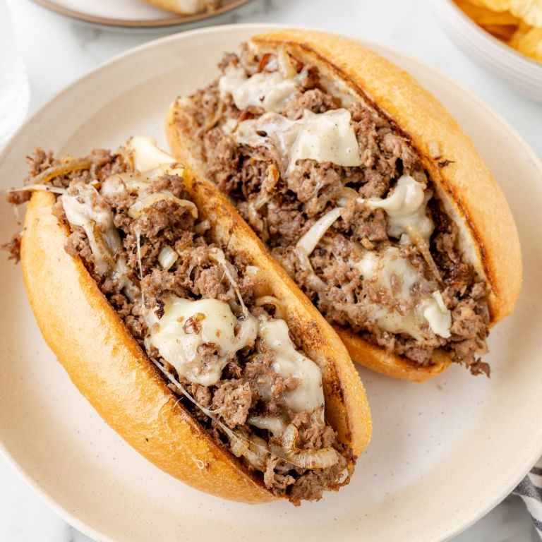 Classic Griddle Philly Cheesesteak Sandwiches
