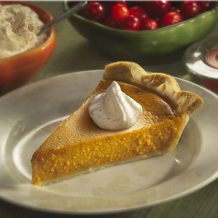 Classic Pumpkin Pie with Cinnamon Whipped Cream