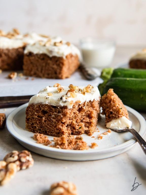 Classic Zucchini Spice Cake with Cream Cheese Frosting
