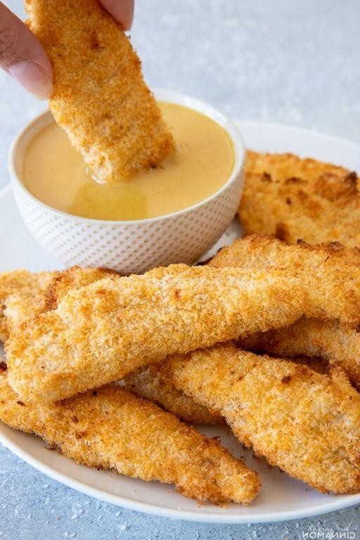 Coconut Crusted Baked Chicken Tenders
