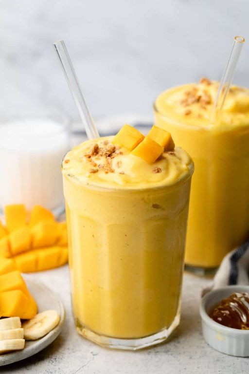 Coconut Mango Protein Shake