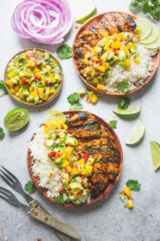 Coconut Mango Salsa with Jalapeño