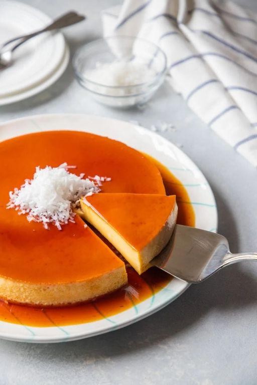 Coconut Milk Dulce de Leche Flan