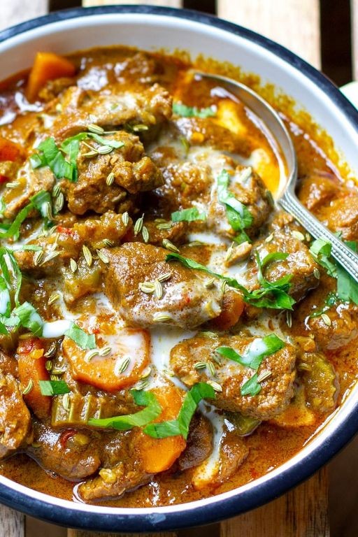 Coconut Milk Lamb Curry