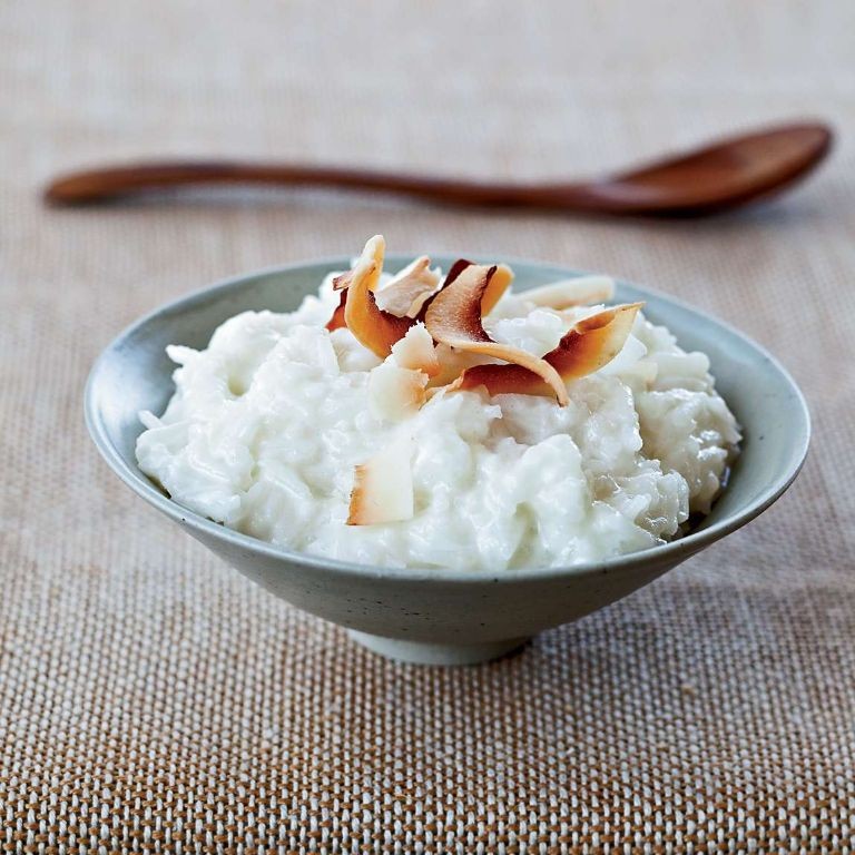 Coconut Milk Rice Pudding