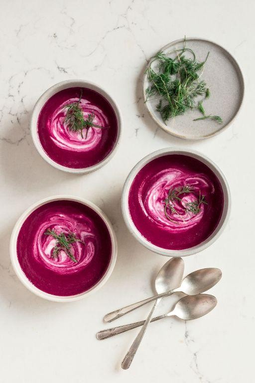 Cold Beetroot and Yogurt Soup