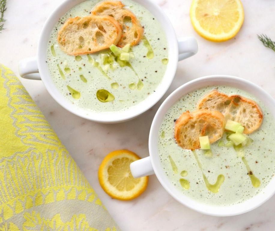 Cold Buttermilk and Cucumber Soup