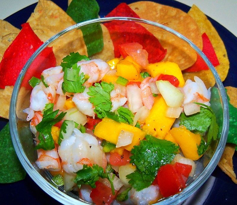 Conch Ceviche with Mango and Avocado