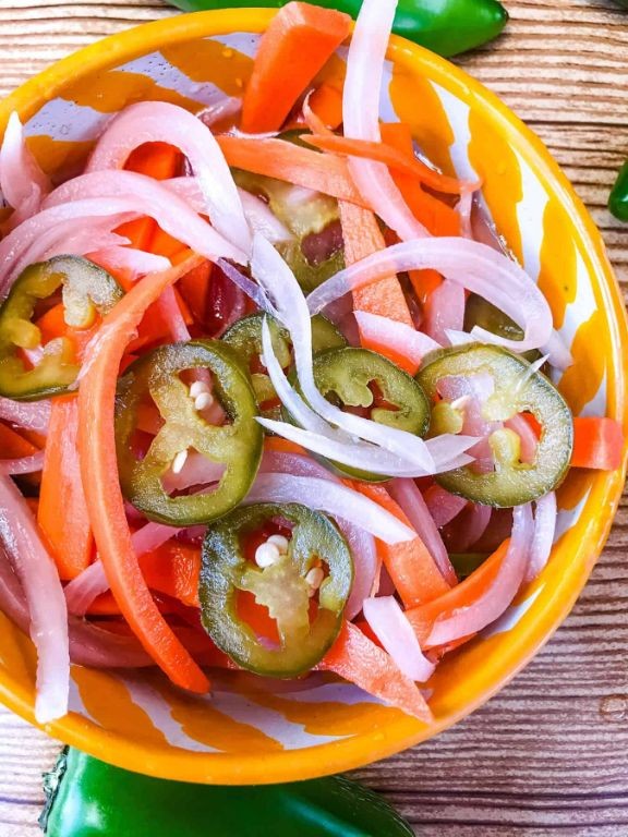 Conch Escabeche with Peppers and Onions