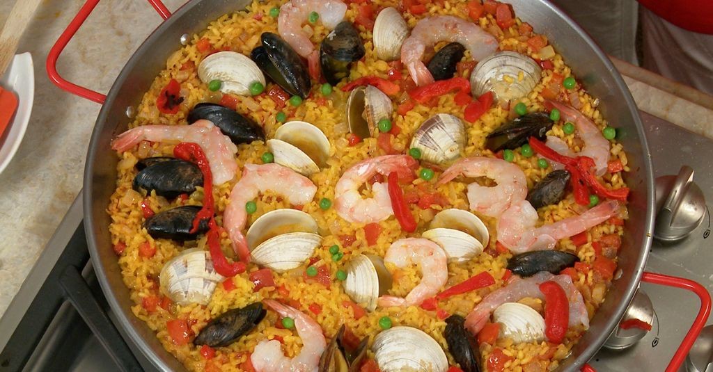 Conch and Shrimp Paella