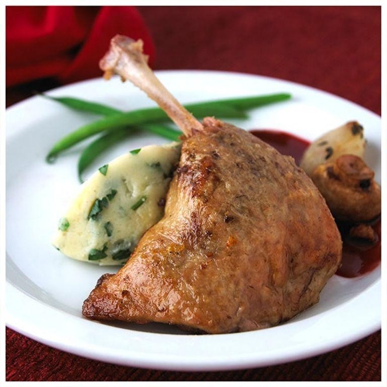 Confit Duck Legs with Garlic and Thyme