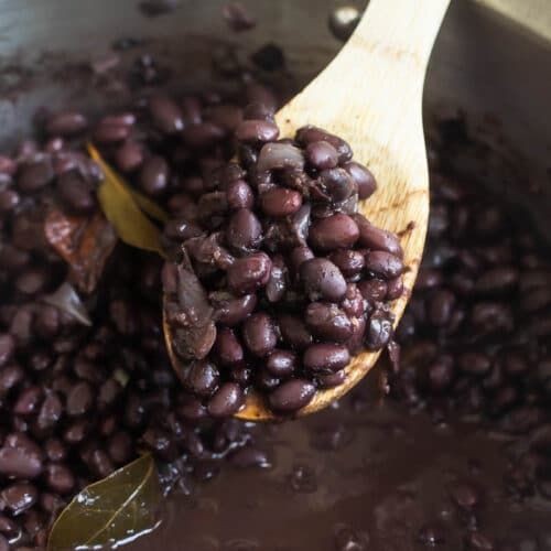 Copycat Qdoba Black Beans