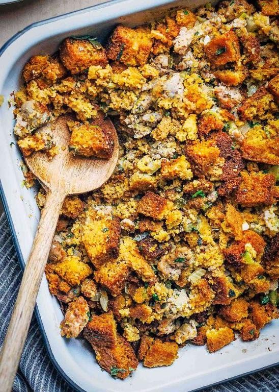 Cornbread Stuffing with Sage