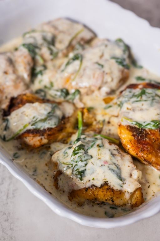 Creamy Boursin Cheese Chicken Thighs