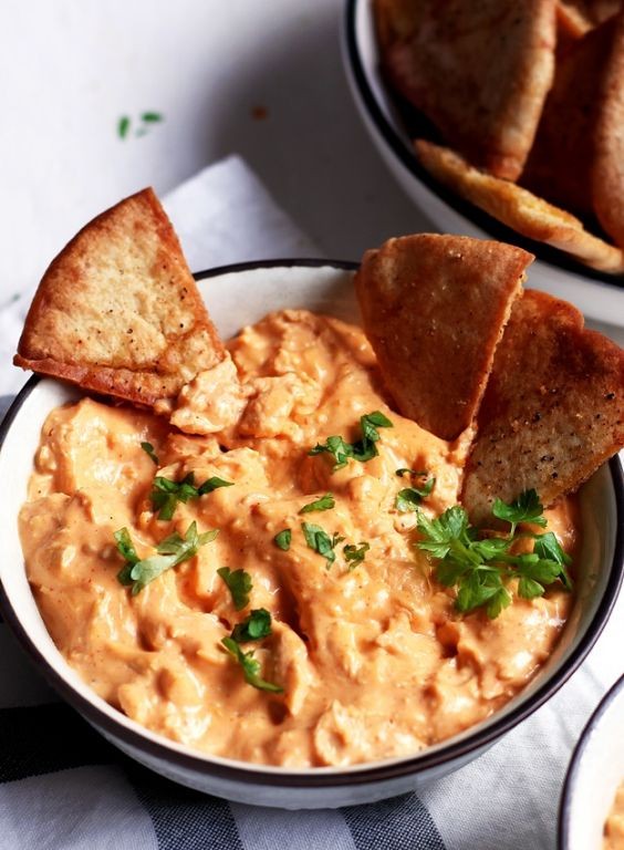 Creamy Buffalo Chicken Dip