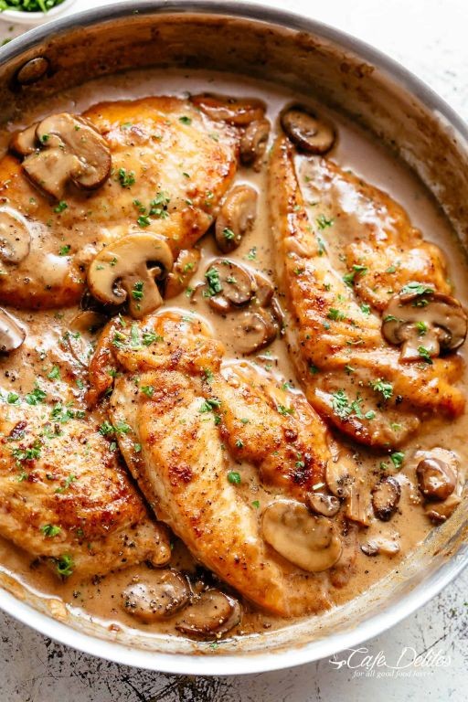 Creamy Chicken Marsala