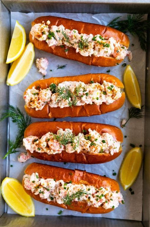 Creamy Dill Red Lobster Roll