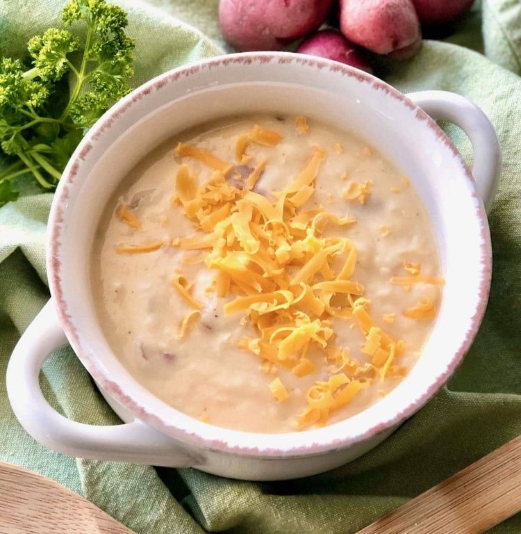Creamy Dutch Oven Potato Soup
