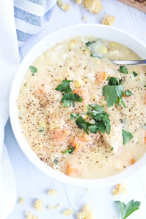 Creamy Instant Pot Sweet Potato and Corn Chowder