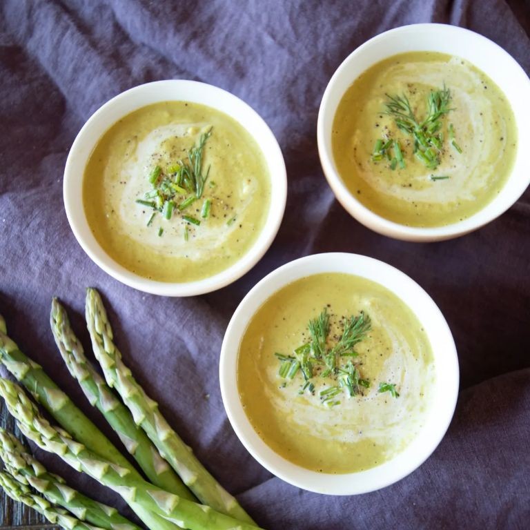Creamy Keto Asparagus Soup