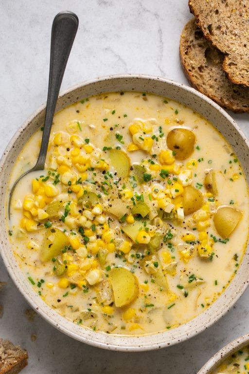Creamy Potato and Corn Soup