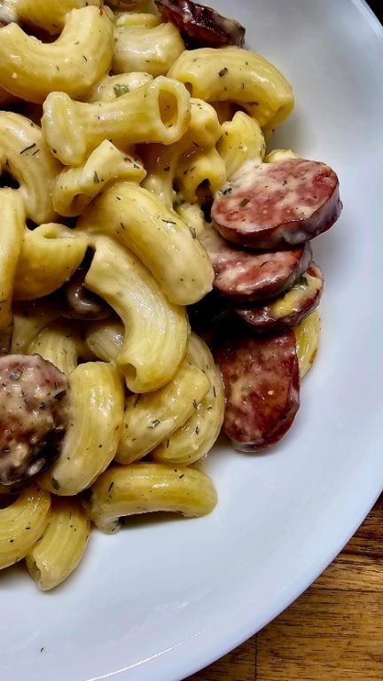 Creamy Ranch Lil Smokies Pasta