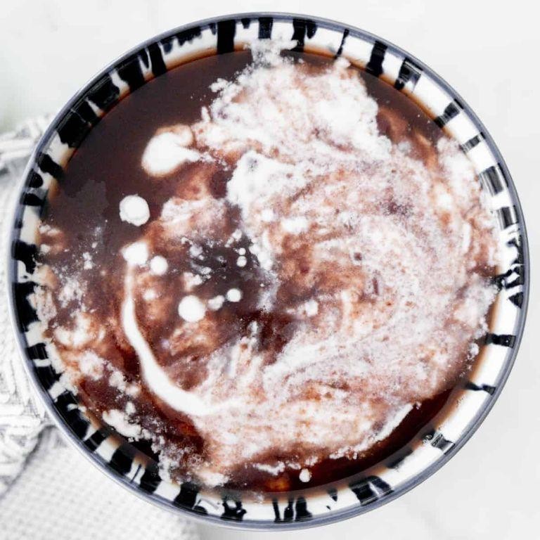 Creamy Red Bean Soup with Coconut Milk