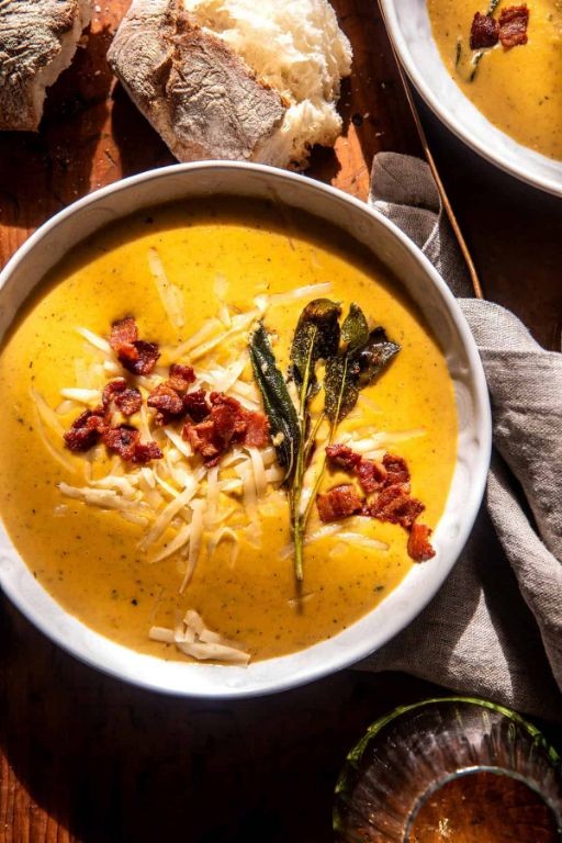 Creamy Sage Butternut Squash Soup
