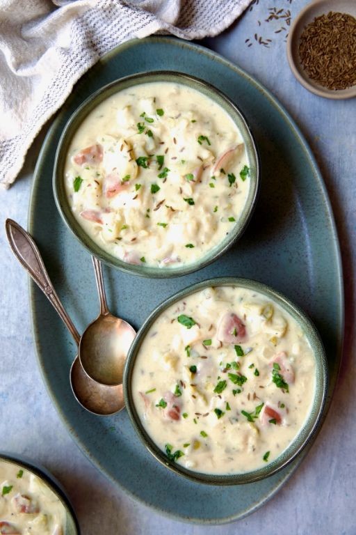 Creamy Savoy Cabbage Soup