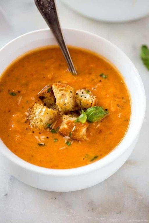 Creamy Tomato and Parmesan Soup