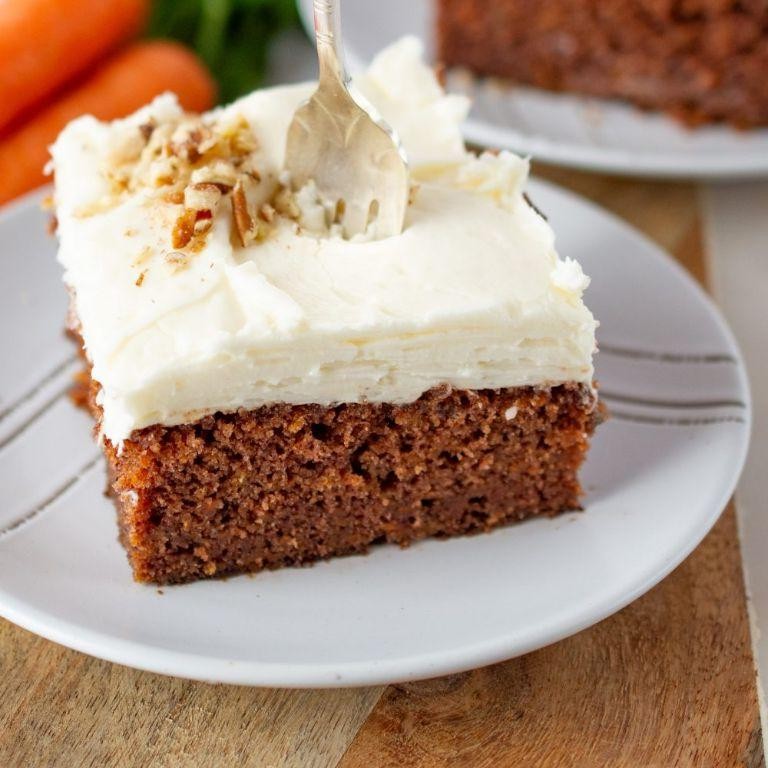 Crisco Carrot Cake with Cream Cheese Frosting