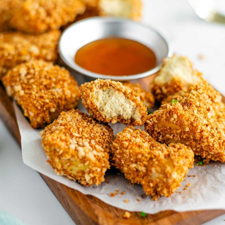 Crispy Baked Pumfu Nuggets