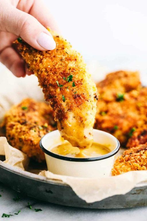 Crispy Parmesan Chicken Tenderloins
