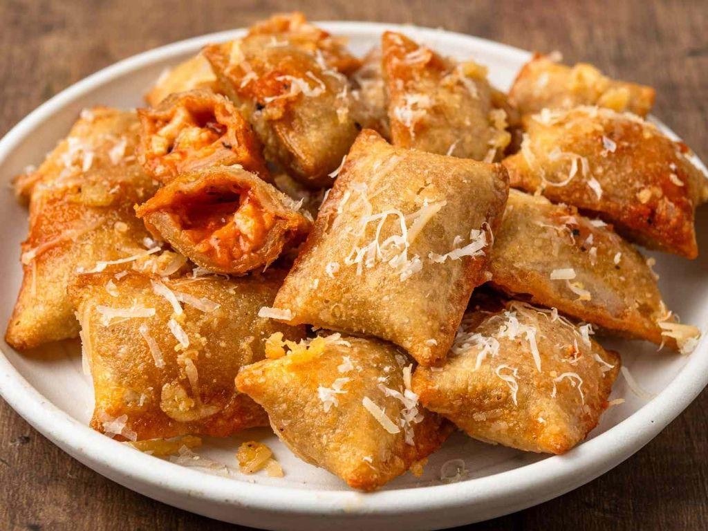 Crispy Parmesan Garlic Rolls