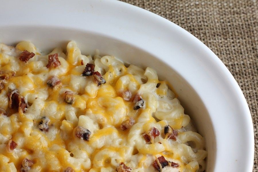 Crockpot Ranch Chicken Mac and Cheese