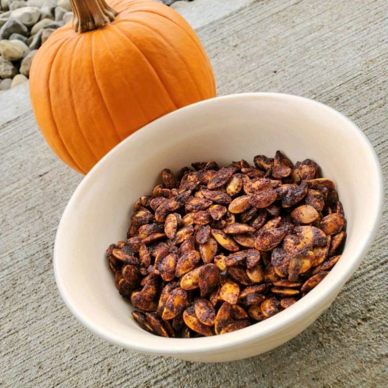 Curry Spiced Pumpkin Seeds