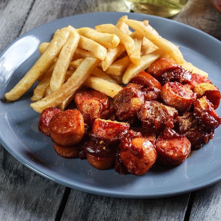Currywurst with Pommes Frites